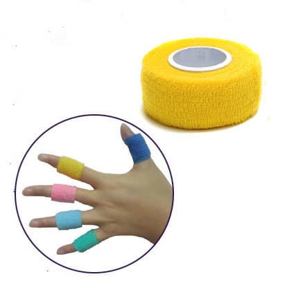 Colorful nonwoven material adhesive bandage